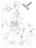 Page J Diagram and Parts List for WE13T38D  Weed Eater Lawn Tractor